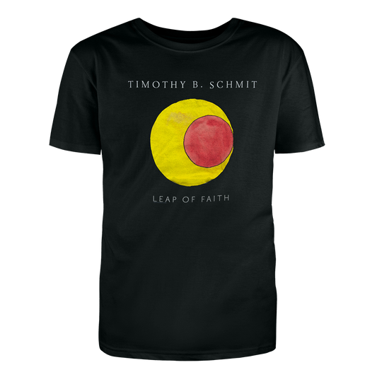 tee-black-"Leap of Faith" with leap of faith logo